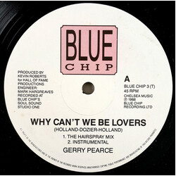 Gerry Pearce Why Can't We Be Lovers USED VINYL 12INCH SINGLE 45 RPM