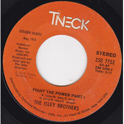 The Isley Brothers Fight The Power (Part 1) / For The Love Of You (Part 1 & 2) VINYL 7" USED