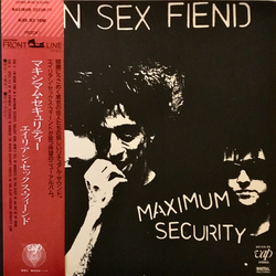 Alien Sex Fiend Maximum Security Vinyl LP USED