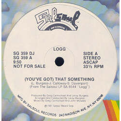 Logg (You've Got) That Something / Dancing Into The Stars VINYL 12" USED