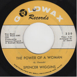 Spencer Wiggins The Power Of A Woman / Lonely Man USED VINYL 7INCH 45 RPM SINGLE