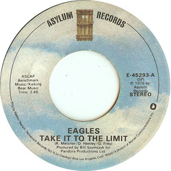 Eagles Take It To The Limit VINYL 7" USED
