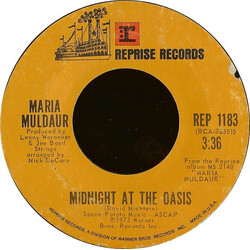 Maria Muldaur Midnight At The Oasis USED VINYL 7INCH 45 RPM SINGLE STYRENE