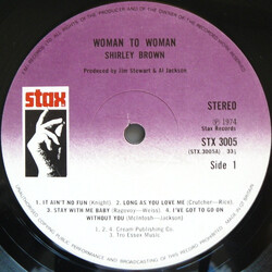 Shirley Brown Woman To Woman Vinyl LP USED