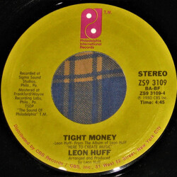 Leon Huff Tight Money USED VINYL 7INCH 45 RPM STYRENE