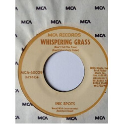 The Ink Spots Whispering Grass / If I Didn't Care USED VINYL 7INCH 45 RPM REISSUE REPRESS