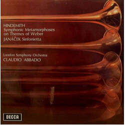 Paul Hindemith / Leoš Janáček / The London Symphony Orchestra / Claudio Abbado Symphonic Metamorphoses On Themes Of Weber / Sinfonietta Vinyl LP USED