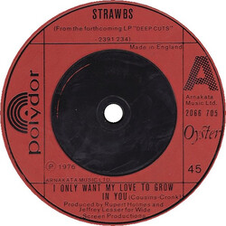 Strawbs I Only Want My Love To Grow In You USED VINYL 7INCH SINGLE 45 RPM