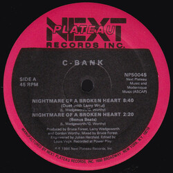 C-Bank Nightmare Of A Broken Heart USED VINYL 12INCH 45 RPM