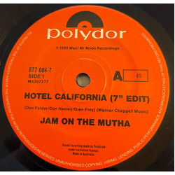 Jam On The Mutha Hotel California USED VINYL 7INCH 45 RPM SINGLE LIMITED EDITION