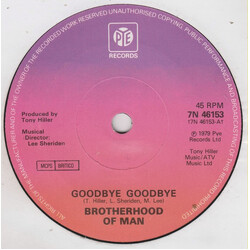 Brotherhood Of Man Goodbye Goodbye USED VINYL 7INCH SINGLE 45 RPM