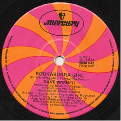 Dave Warner Kookaburra Girl USED VINYL 7INCH