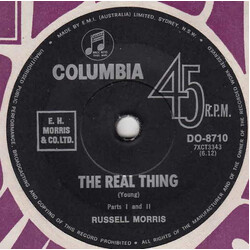 Russell Morris The Real Thing USED VINYL 7INCH 45 RPM SINGLE