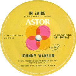 Johnny Wakelin In Zaire USED VINYL 7INCH 45 RPM SINGLE