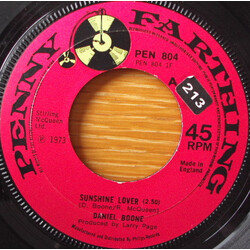 Daniel Boone Sunshine Lover Vinyl 7" USED