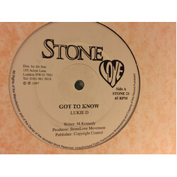 Lukie D / Tony Curtis Got To Know / I'm Going Crazy Vinyl 12" USED