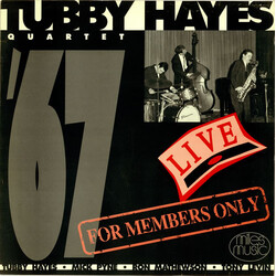 Tubby Hayes Quartet For Members Only - '67 Live Vinyl LP USED