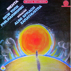 Richard Strauss / Zubin Mehta / The New York Philharmonic Orchestra Also Sprach Zarathustra Vinyl LP USED