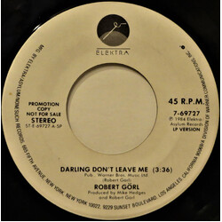 Robert Görl Darling Don't Leave Me USED VINYL 7INCH 45 RPM PROMO STEREO