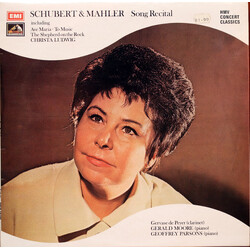 Christa Ludwig Schubert & Mahler Song Recital Vinyl LP USED
