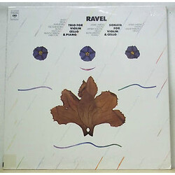 Maurice Ravel Trio For Violin, Cello & Piano / Sonata For Violin & Cello Vinyl LP USED