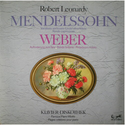 Felix Mendelssohn-Bartholdy / Carl Maria von Weber / Robert Leonardy Robert Leonardy Spielt Mendelssohn Und Weber Vinyl LP USED