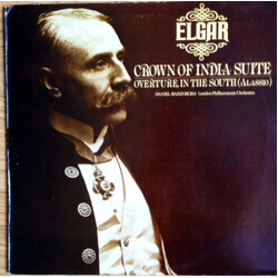 Sir Edward Elgar / Daniel Barenboim / The London Philharmonic Orchestra Crown Of India Suite Vinyl LP USED