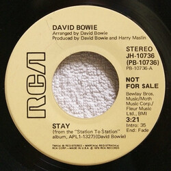 David Bowie Stay USED VINYL 7INCH SINGLE 45 RPM PROMO STEREO MONO