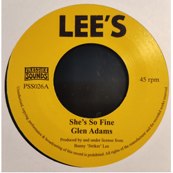 Glen Adams / Val Bennett She's So Fine / Soul Survivor USED VINYL 7INCH 45 RPM SINGLE REPRESS
