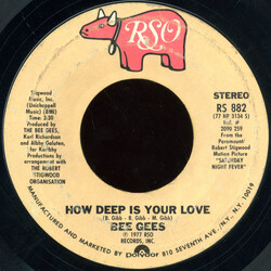 Bee Gees How Deep Is Your Love VINYL 7" USED