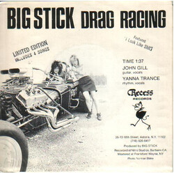 Big Stick Drag Racing USED VINYL 7INCH 45 RPM EP LIMITED EDITION