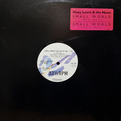 Huey Lewis & The News Small World Vinyl 12" USED
