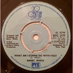 Barry White What Am I Gonna Do With You? Vinyl 7" USED