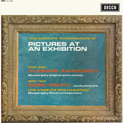 Modest Mussorgsky / Vladimir Ashkenazy / Zubin Mehta / Los Angeles Philharmonic Orchestra Two Complete Performances Of Pictures At An Exhibition Vinyl