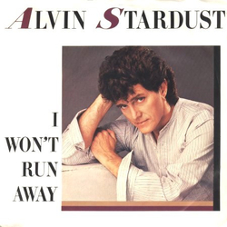 Alvin Stardust I Won't Run Away Vinyl 7" USED