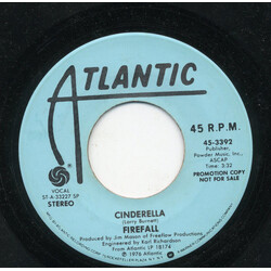 Firefall Cinderella USED VINYL 7INCH 45 RPM PROMO