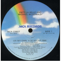 Patti LaBelle / Michael McDonald On My Own USED VINYL 12INCH 33 S RPM SINGLE