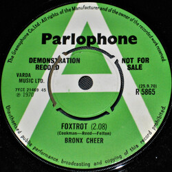 Bronx Cheer Foxtrot USED VINYL 7INCH 45 RPM PROMO