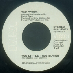 The Tymes You Little Trustmaker USED VINYL 7INCH 45 RPM
