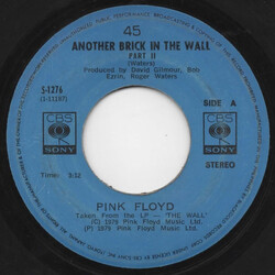 Pink Floyd Another Brick In The Wall (Part II) USED VINYL 7INCH 45 RPM SINGLE STEREO