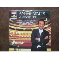 André Watts / Joseph Haydn / Wolfgang Amadeus Mozart / Franz Schubert / Johannes Brahms At Carnegie Hall, 25th Anniversary Recital Vinyl LP USED