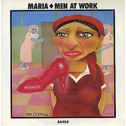 Men At Work Maria Vinyl 7" USED