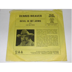 Dennis Weaver Devil In My Arms Vinyl 7" USED