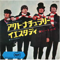 The Beatles ¢¯ÈûÊÁåéêü = Act Naturally / ¤¨¹¿Ǥ = Yesterday USED VINYL 7INCH 45 RPM SINGLE REISSUE