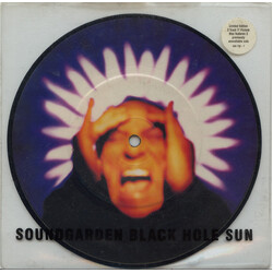 Soundgarden Black Hole Sun USED VINYL 7INCH 33 S RPM SINGLE LIMITED EDITION PICTURE DISC