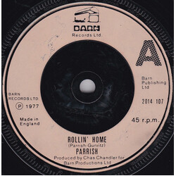 Brian Parrish Rollin' Home USED VINYL 7INCH 45 RPM