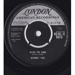 Bobby Vee Run To Him USED VINYL 7INCH 45 RPM SINGLE