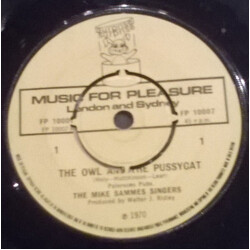 Mike Sammes Singers The Owl And The Pussycat USED VINYL 7INCH 45 RPM