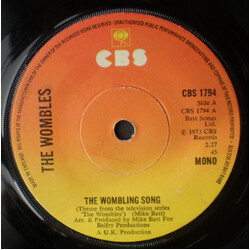 The Wombles The Wombling Song USED VINYL 7INCH 45 RPM SINGLE REISSUE