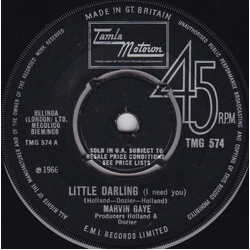 Marvin Gaye Little Darling (I Need You) Vinyl 7" USED